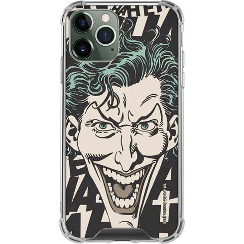 DC Comics The Joker Vintage Laughing iPhone 12 Pro Clear Case