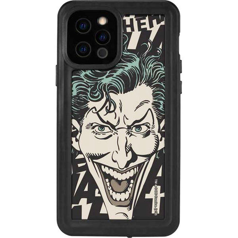 DC Comics The Joker Vintage Laughing iPhone 12 Pro Waterproof Case