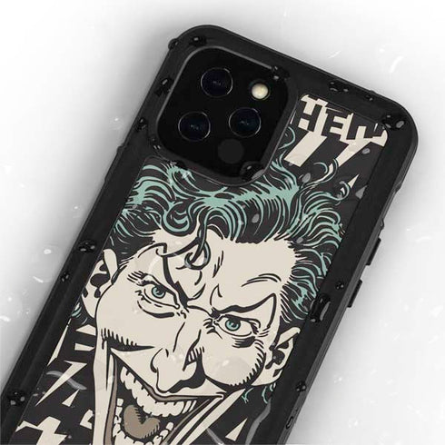 DC Comics The Joker Vintage Laughing iPhone 12 Pro Waterproof Case