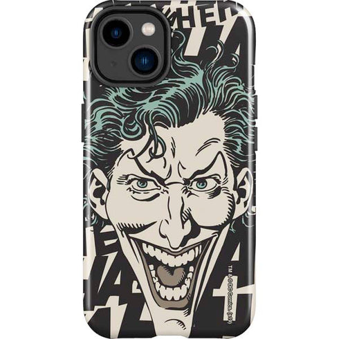 DC Comics The Joker Vintage Laughing iPhone 14 Plus Impact Case