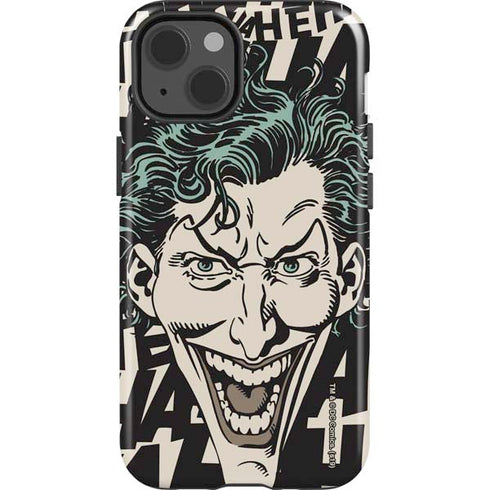 DC Comics The Joker Vintage Laughing iPhone 15 Impact Case