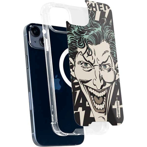 DC Comics The Joker Vintage Laughing iPhone 15 Plus MagSafe Case