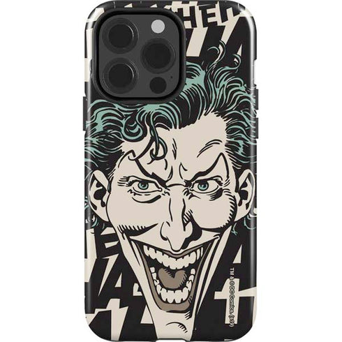 DC Comics The Joker Vintage Laughing iPhone 14 Pro Impact Case