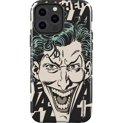 DC Comics The Joker Vintage Laughing iPhone 15 Pro Max Impact Case
