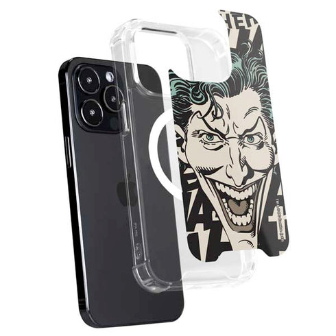 DC Comics The Joker Vintage Laughing iPhone 15 Pro Max MagSafe Case