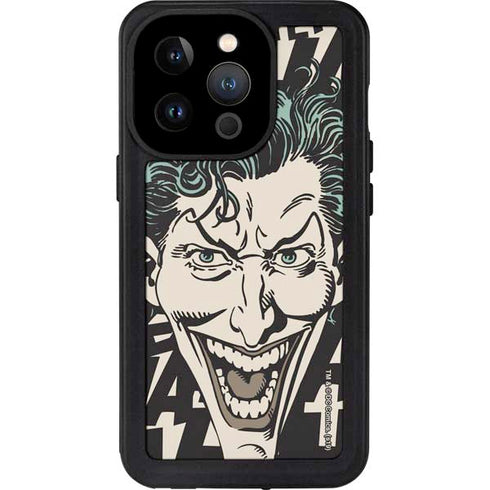 DC Comics The Joker Vintage Laughing iPhone 14 Pro Waterproof Case