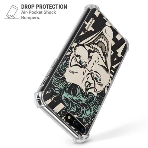 DC Comics The Joker Vintage Laughing iPhone 7/8 Plus Clear Case
