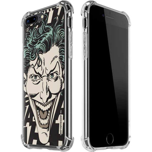 DC Comics The Joker Vintage Laughing iPhone 7/8 Plus Clear Case