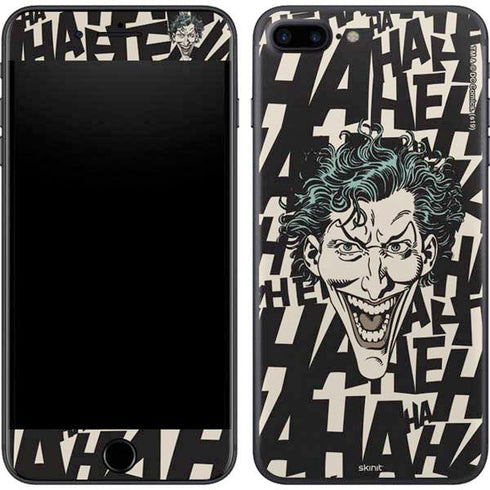 DC Comics The Joker Vintage Laughing iPhone 8 Plus Skin