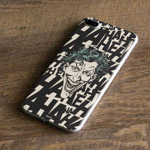 DC Comics The Joker Vintage Laughing iPhone 8 Plus Skin