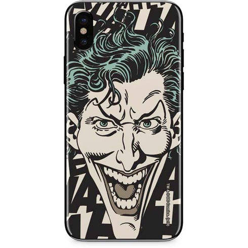 DC Comics The Joker Vintage Laughing iPhone X Skin