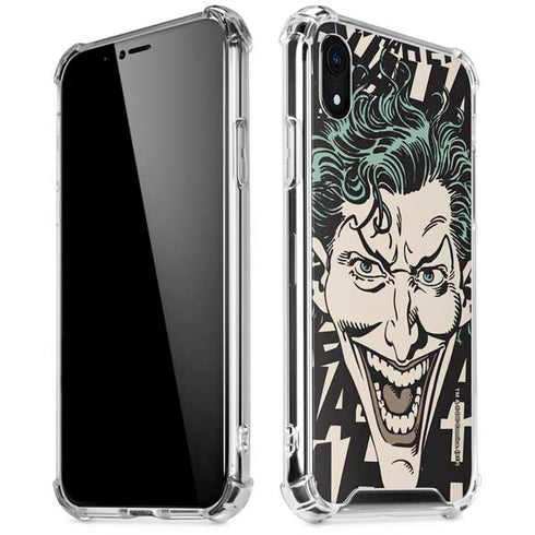 DC Comics The Joker Vintage Laughing iPhone XR Clear Case