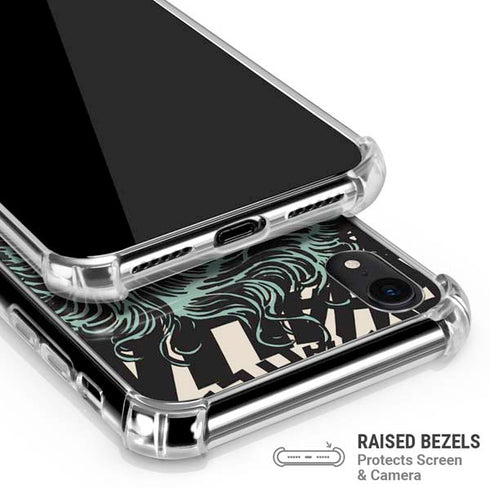 DC Comics The Joker Vintage Laughing iPhone XR Clear Case