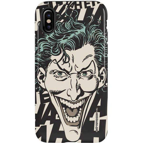 DC Comics The Joker Vintage Laughing iPhone XS Pro Case