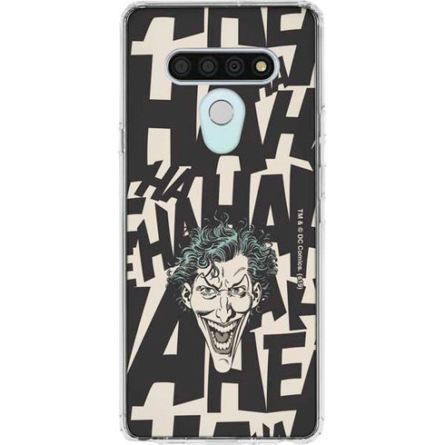 DC Comics The Joker Vintage Laughing LG Stylo 6 Clear Case