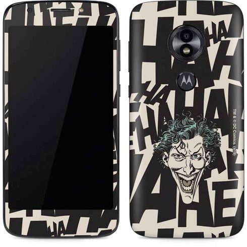 DC Comics The Joker Vintage Laughing Moto E5 Play Skin