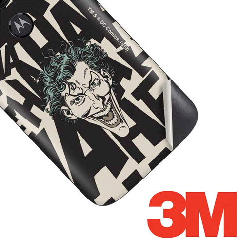DC Comics The Joker Vintage Laughing Moto E5 Play Skin