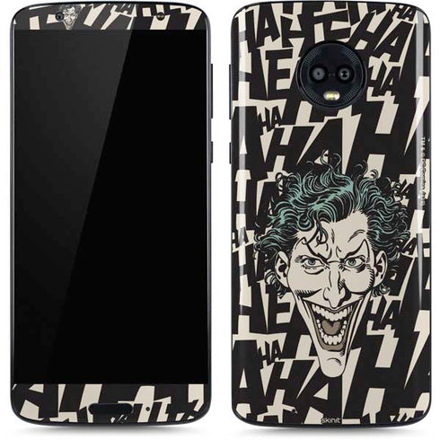 DC Comics The Joker Vintage Laughing Moto G6 Skin