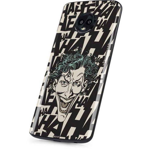 DC Comics The Joker Vintage Laughing Moto G6 Skin