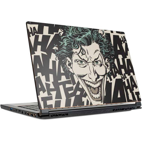 DC Comics The Joker Vintage Laughing MSI GS65 Stealth Laptop Skin