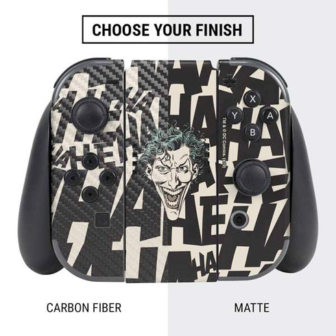 DC Comics The Joker Vintage Laughing Nintendo Switch Bundle Skin