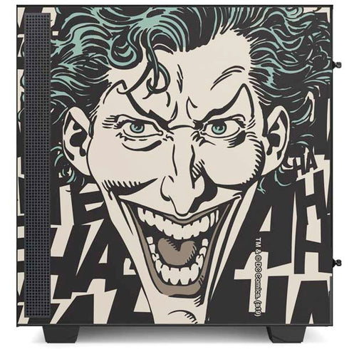DC Comics The Joker Vintage Laughing NZXT H510 Compact ATX Mid-Tower Case Skin