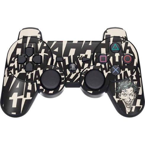 DC Comics The Joker Vintage Laughing PS3 Dual Shock wireless controller Skin