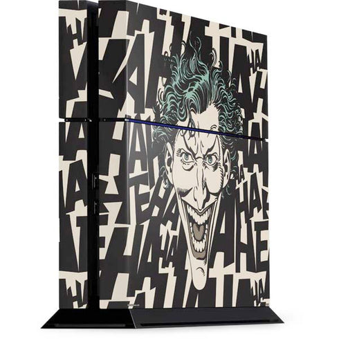 DC Comics The Joker Vintage Laughing PS4 Console Skin