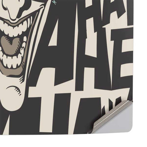 DC Comics The Joker Vintage Laughing PS5 Console Skin