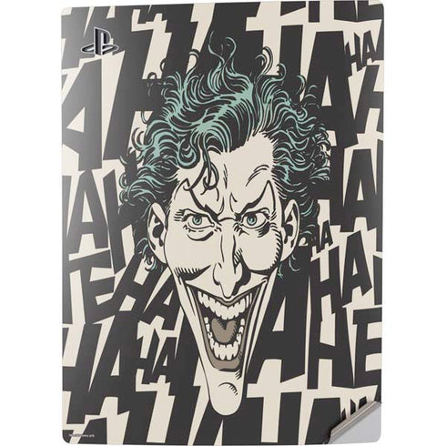 DC Comics The Joker Vintage Laughing PS5 Digital Edition Console Skin
