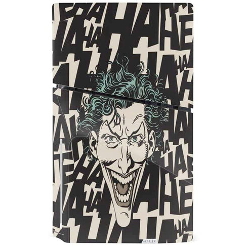 DC Comics The Joker Vintage Laughing PS5 Slim Disk Console Skin