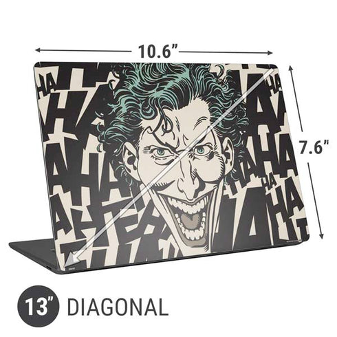 DC Comics The Joker Vintage Laughing Universal Laptop 13in (10.6 x 7.6in) Skin