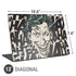 DC Comics The Joker Vintage Laughing Universal Laptop 13in (10.6 x 7.6in) Skin
