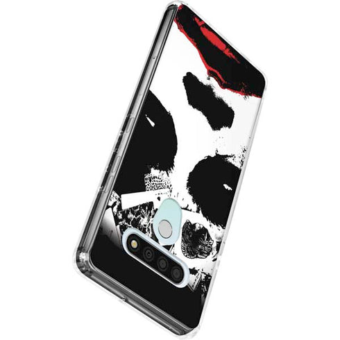 DC Comics The Joker Dark Knight Poster Art LG Stylo 6 Clear Case