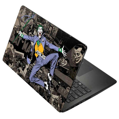 DC Comics The Joker Vintage Action pose pattern Asus X502CA 15.6 Skin