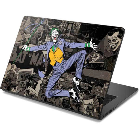 DC Comics The Joker Vintage Action pose pattern Dell Chromebook Skin