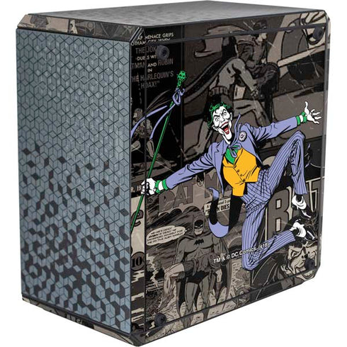 DC Comics The Joker Vintage Action pose pattern Cooler Master MasterBox Q300L Mini Tower Skin