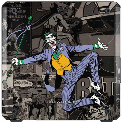 DC Comics The Joker Vintage Action pose pattern Cooler Master MasterBox Q300L Mini Tower Skin