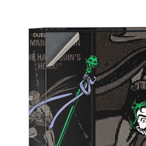 DC Comics The Joker Vintage Action pose pattern Corsair 4000D Tempered Glass Mid-Tower ATX Case Skin