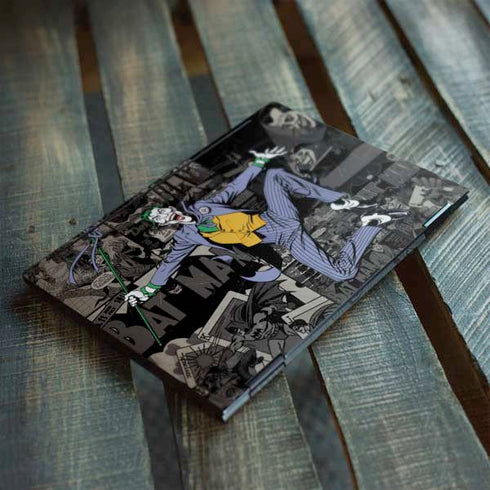 DC Comics The Joker Vintage Action pose pattern HP Envy Skin