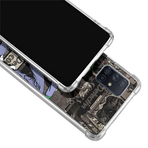 DC Comics The Joker Vintage Action pose pattern Galaxy A51 5G Clear Case