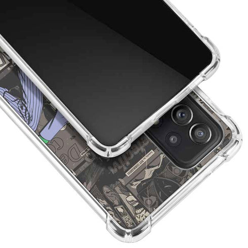 DC Comics The Joker Vintage Action pose pattern Galaxy A52 5G Clear Case