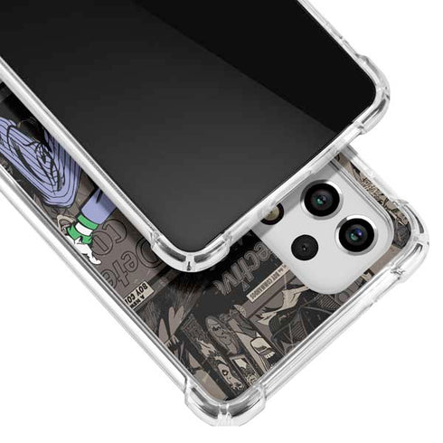 DC Comics The Joker Vintage Action pose pattern Galaxy A53 5G Clear Case