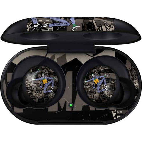 DC Comics The Joker Vintage Action pose pattern Galaxy Buds Skin