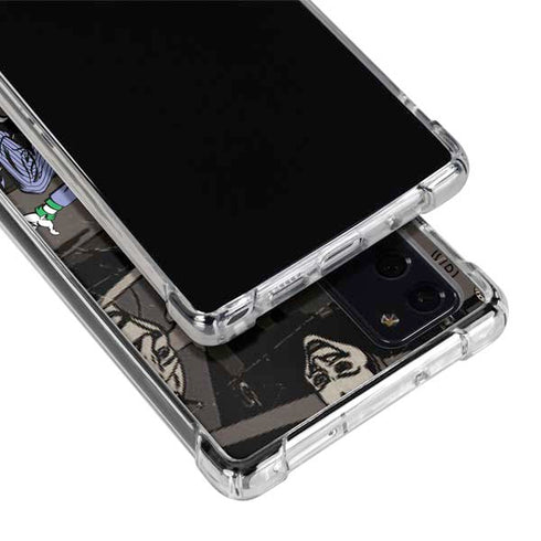 DC Comics The Joker Vintage Action pose pattern Galaxy Note20 5G Clear Case