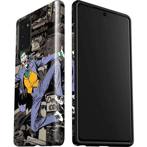 DC Comics The Joker Vintage Action pose pattern Galaxy Note20 5G Pro Case