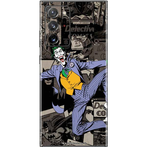 DC Comics The Joker Vintage Action pose pattern Galaxy Note20 Ultra 5G Skin
