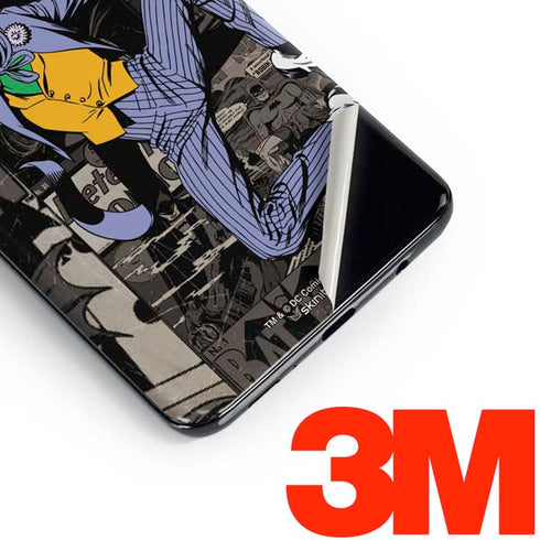 DC Comics The Joker Vintage Action pose pattern Galaxy S10e Skin