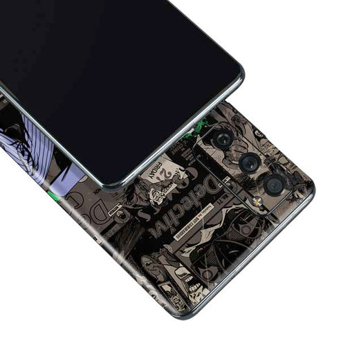 DC Comics The Joker Vintage Action pose pattern Galaxy S20 Fan Edition Skin