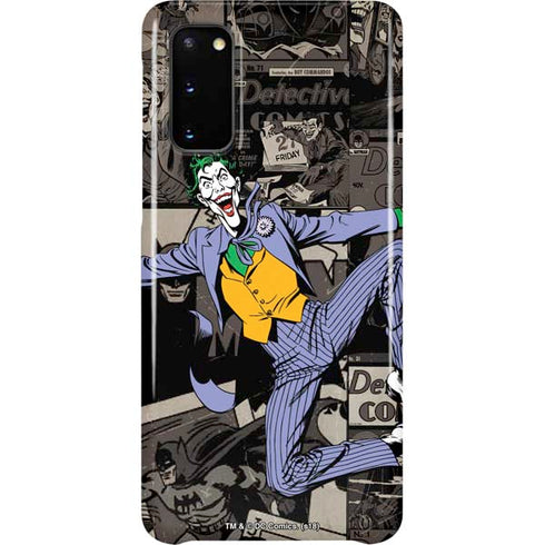 DC Comics The Joker Vintage Action pose pattern Galaxy S20 Lite Case